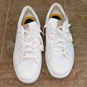 100% Authentic Cole Haan Men's Classic White Sneakers size 13
